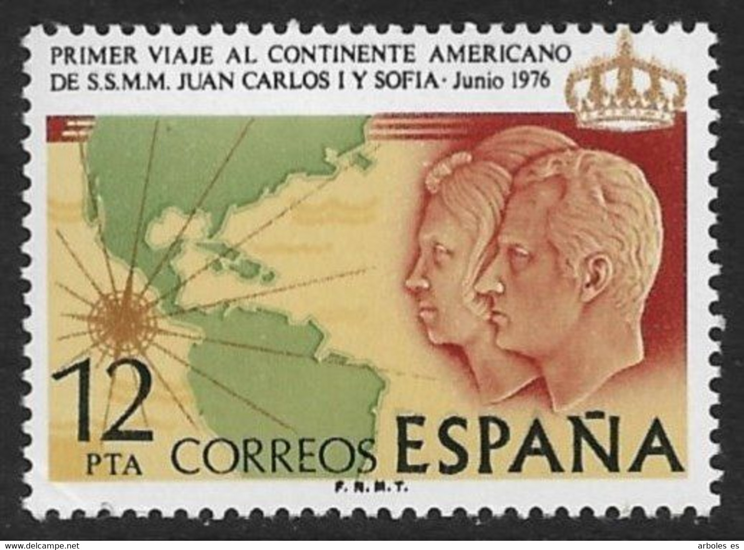 VIAJE AMER.REYES - AÑO 1976 - Nº EDIFIL 2333ie - VARIEDAD - Variedades & Curiosidades