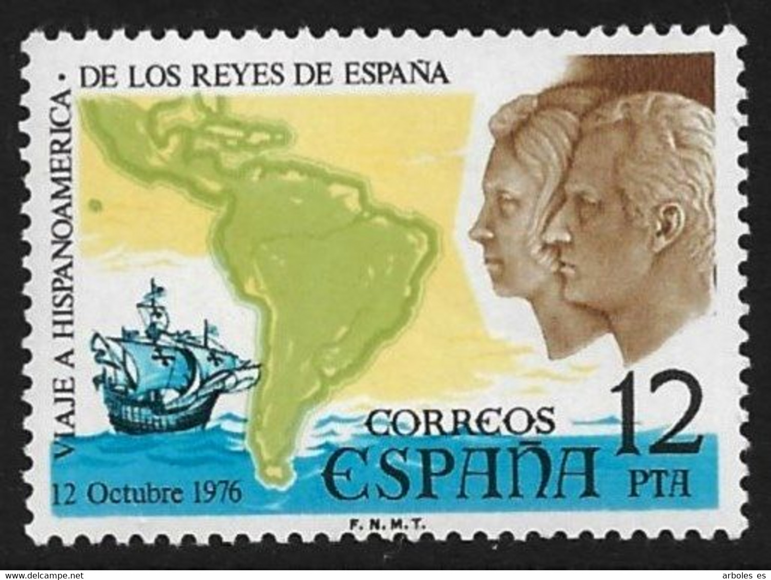 V. REYES AMERICA - AÑO 1976 - Nº EDIFIL 2370a - VARIEDAD - Variedades & Curiosidades