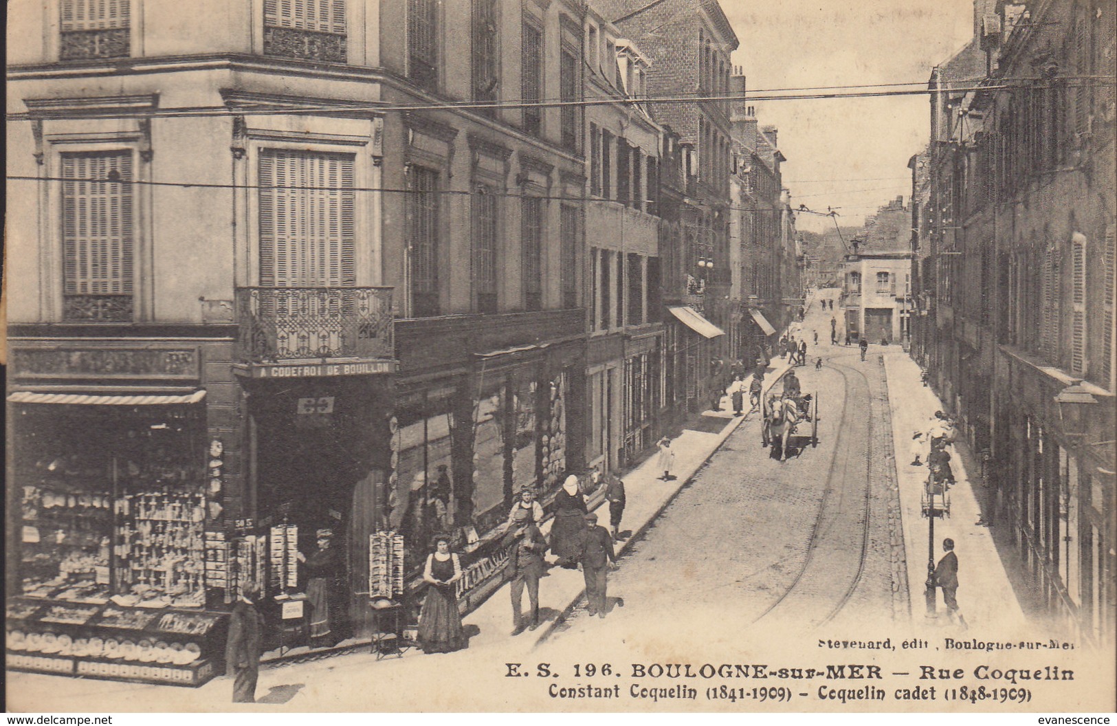 Boulogne Sur Mer : Rue Coquelin    ////   JANV. 20 ///  N° 10336 - Boulogne Sur Mer