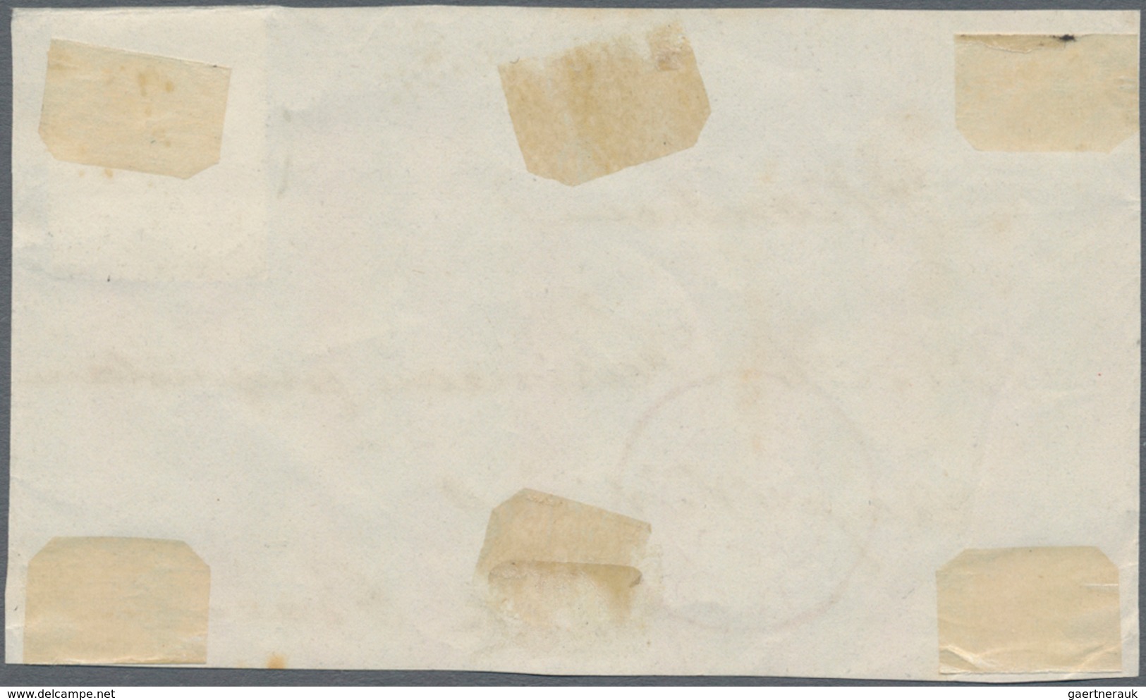 Belgien: 1849, 10 C Grey-brown, Four Close To Full Margins, Tied By Numeral "102", Single Franking O - Other & Unclassified