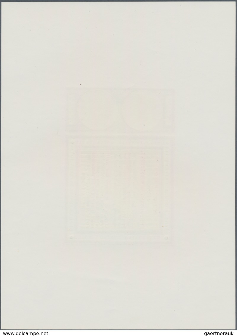 Belgien: 1966. Essay Coloured Blackish-grey Lilac With Light Greenish Grey Background Illustrations - Autres & Non Classés