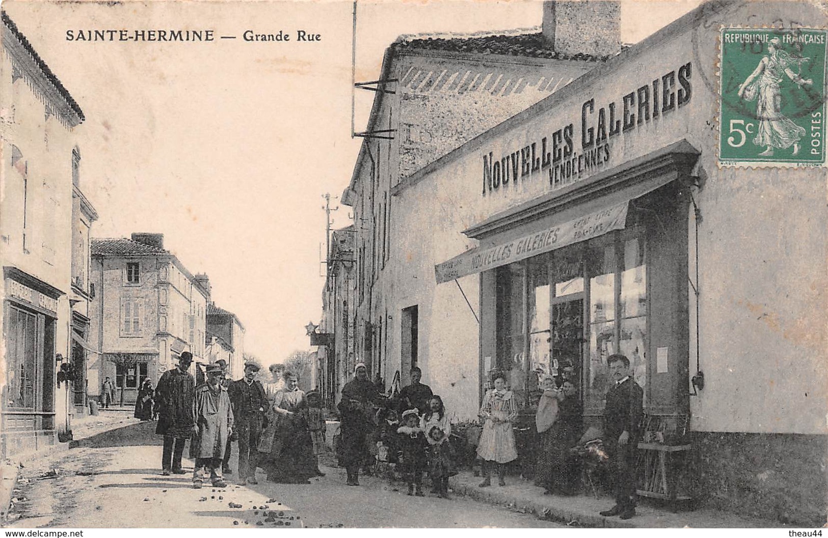 ¤¤  -  SAINT-HERMINE   -   Grande-Rue   -  Les Nouvelles-Galeries Vendéennes    -  ¤¤ - Sainte Hermine
