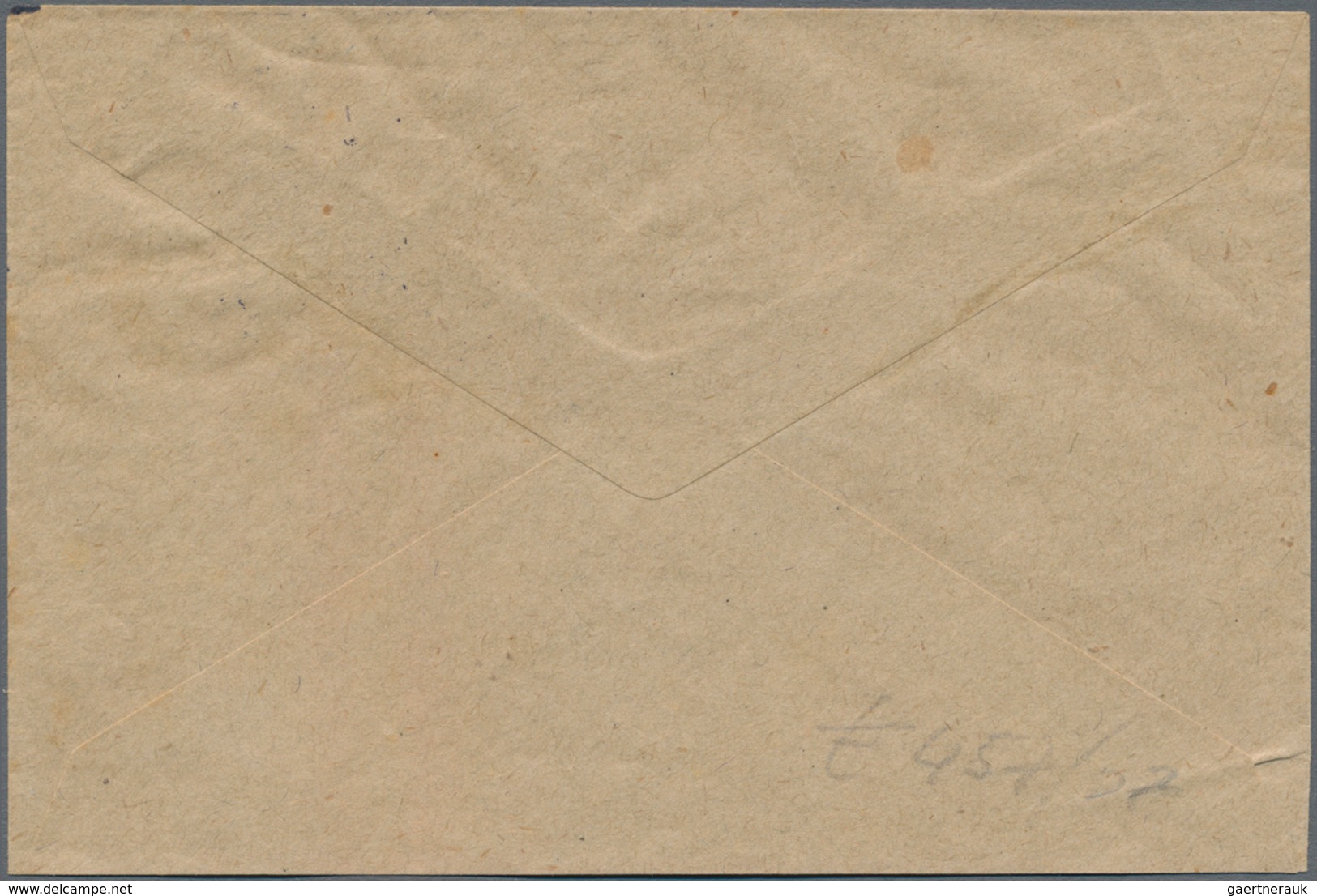 Dänemark - Färöer: 1919, 2ö. On 5ö. Green In Combination With Denmark 5ö. Green, Attractive Franking - Faroe Islands