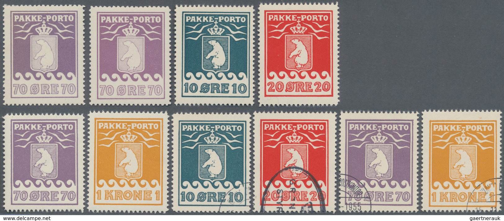 Dänemark - Grönländisches Handelskontor: 1915/1937, Nice Collection Of 29 Pakke-Porto-Stamps. Michel - Other & Unclassified