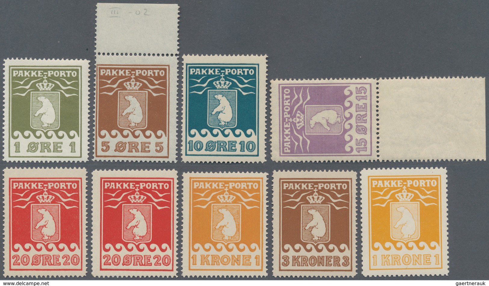 Dänemark - Grönländisches Handelskontor: 1915/1937, Nice Collection Of 29 Pakke-Porto-Stamps. Michel - Other & Unclassified