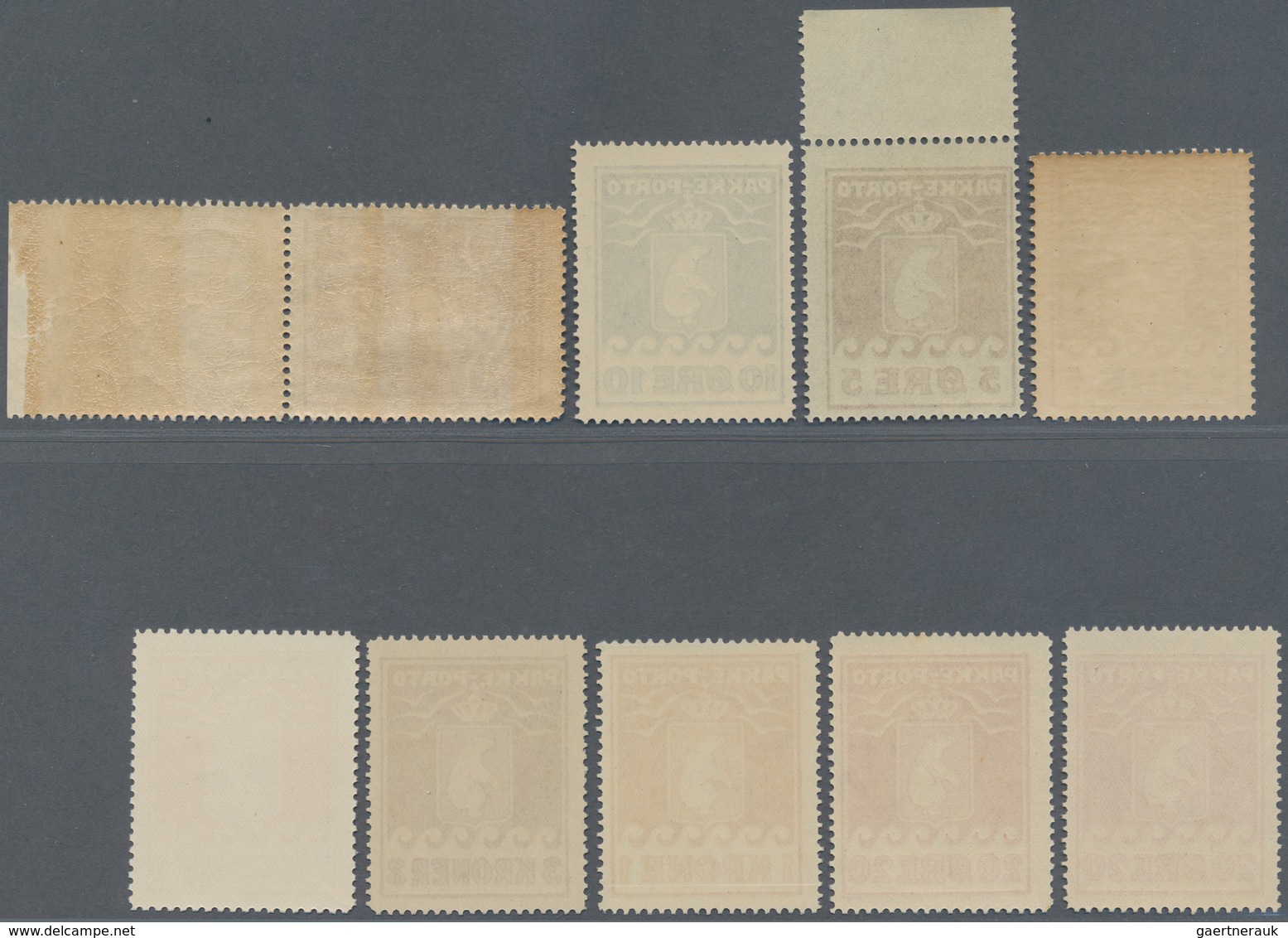 Dänemark - Grönländisches Handelskontor: 1915/1937, Nice Collection Of 29 Pakke-Porto-Stamps. Michel - Sonstige & Ohne Zuordnung