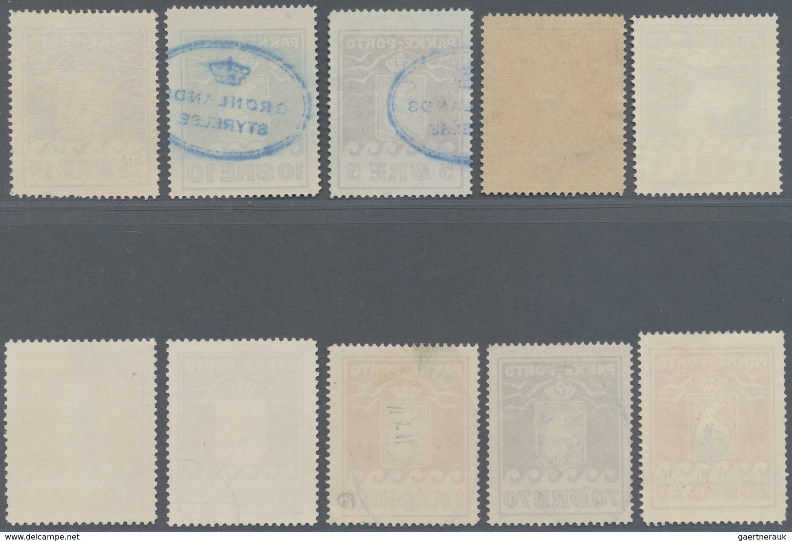 Dänemark - Grönländisches Handelskontor: 1915/1937, Nice Collection Of 29 Pakke-Porto-Stamps. Michel - Sonstige & Ohne Zuordnung