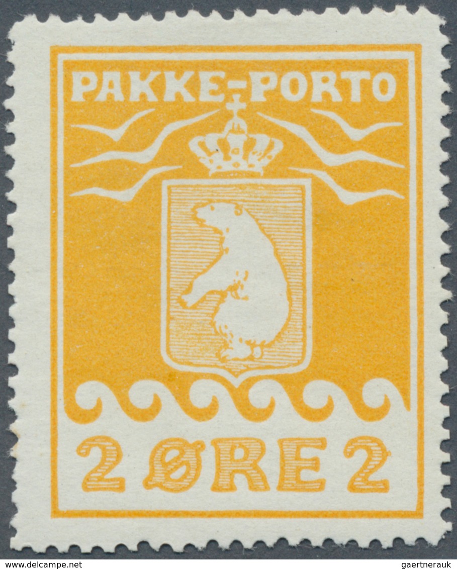 Dänemark - Grönländisches Handelskontor: 1915, 2øre Orange-yellow, Perf 11½, Mint Original Gum Previ - Other & Unclassified