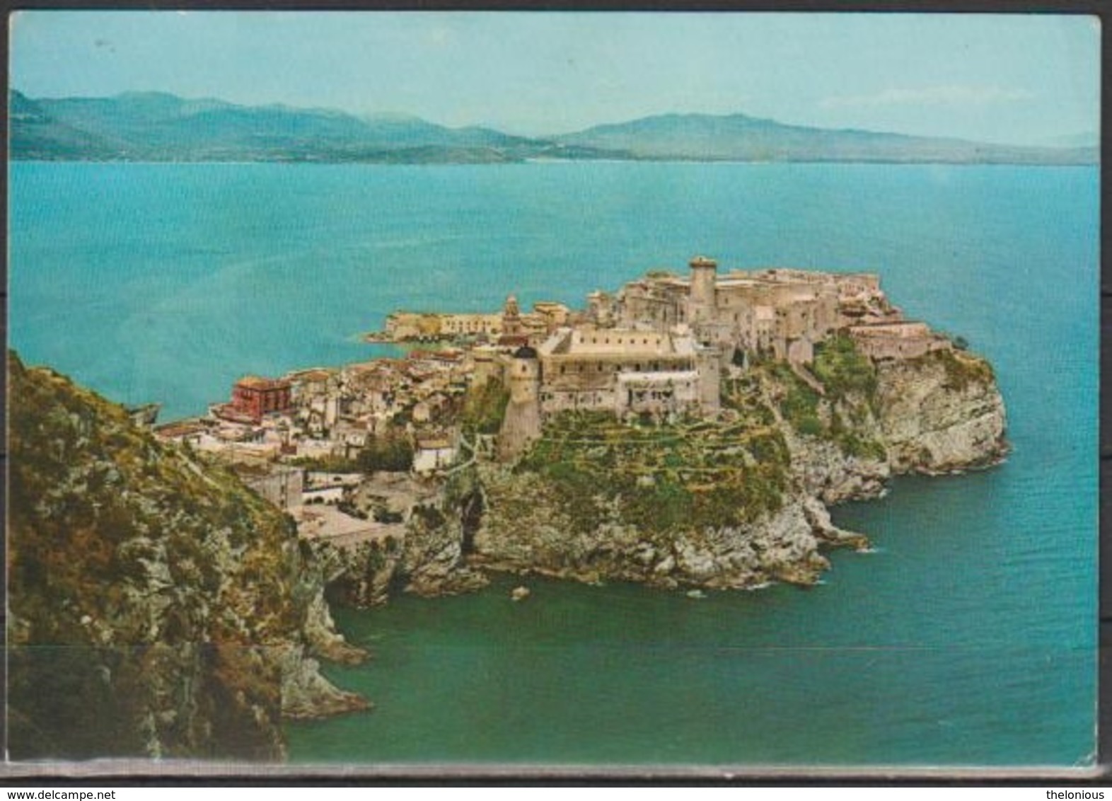 * Cartolina - Gaeta - Castello Angioino Nello Sfondo Formia E Mondragone - Latina