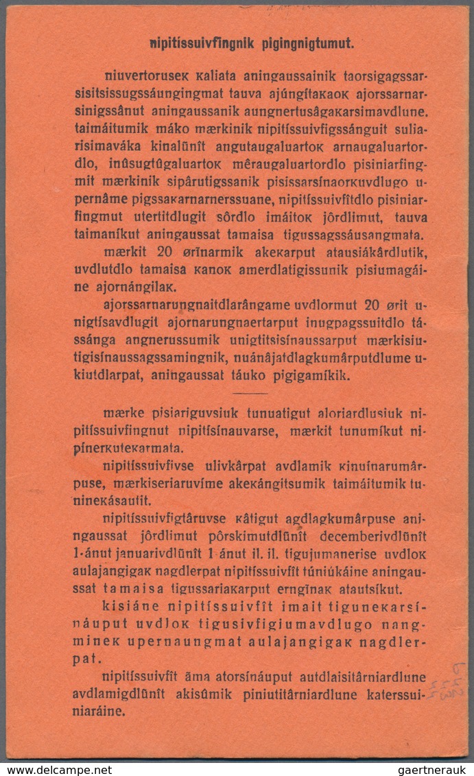 Dänemark - Grönländisches Handelskontor: 1950, Two Saving Booklets With In Total Thirty 25 Ore Stamp - Other & Unclassified