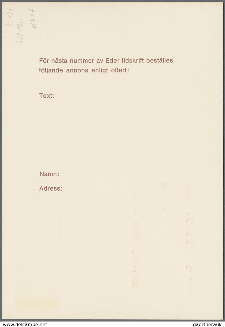 Dänemark - Ganzsachen: 1965 Complete Set Of Three Postal Stationery Cards 25+15 øre With Fluorescent - Postal Stationery