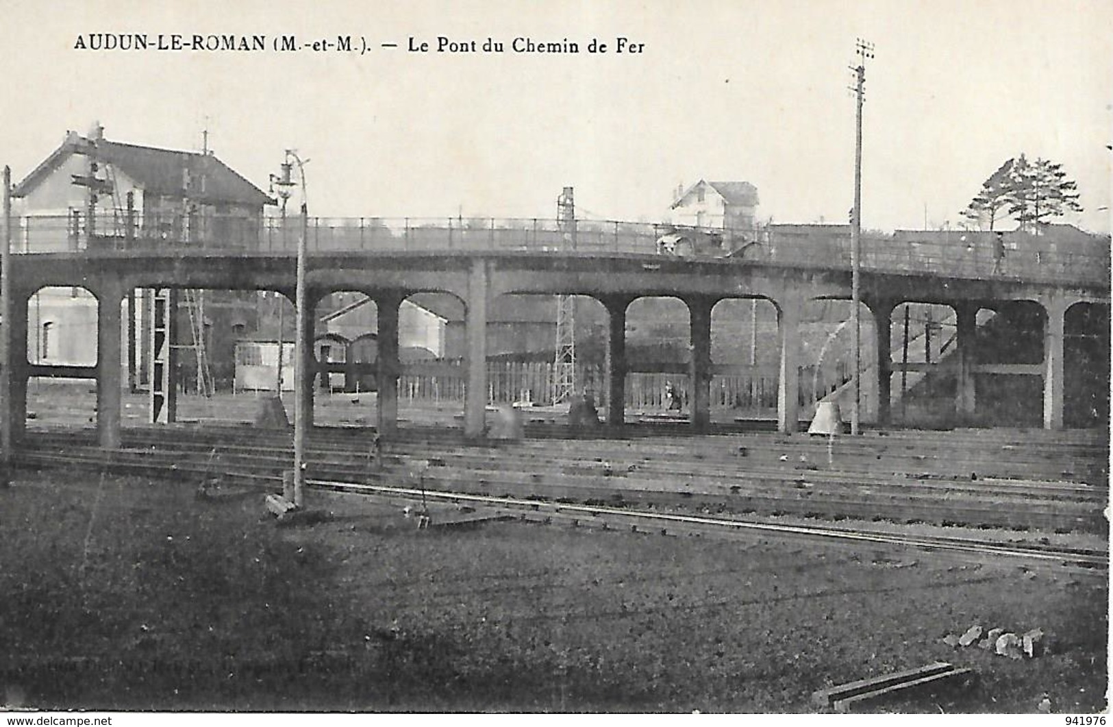 54 AUDUN LE ROMAN PONT DU CHEMIN DE FER - Autres & Non Classés