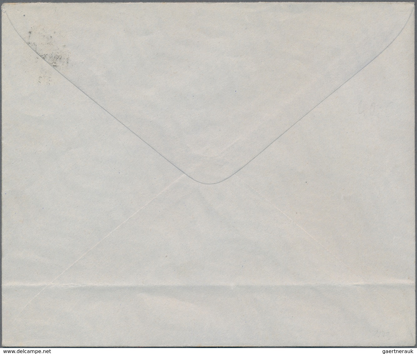 Estland - Lokalausgaben: Rakwere (Wesenberg): 1918 Russian Postal Stationery Envelope 20k. Blue Surc - Estonia