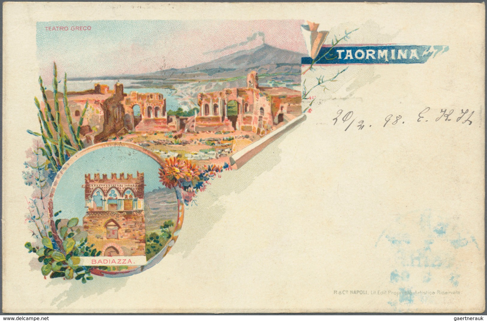 Fiume: 1898/1913, Vier Verschiedene Ansichtskarten, Dabei Eine Karte Der "Ungarisch-Kroatischen See- - Fiume