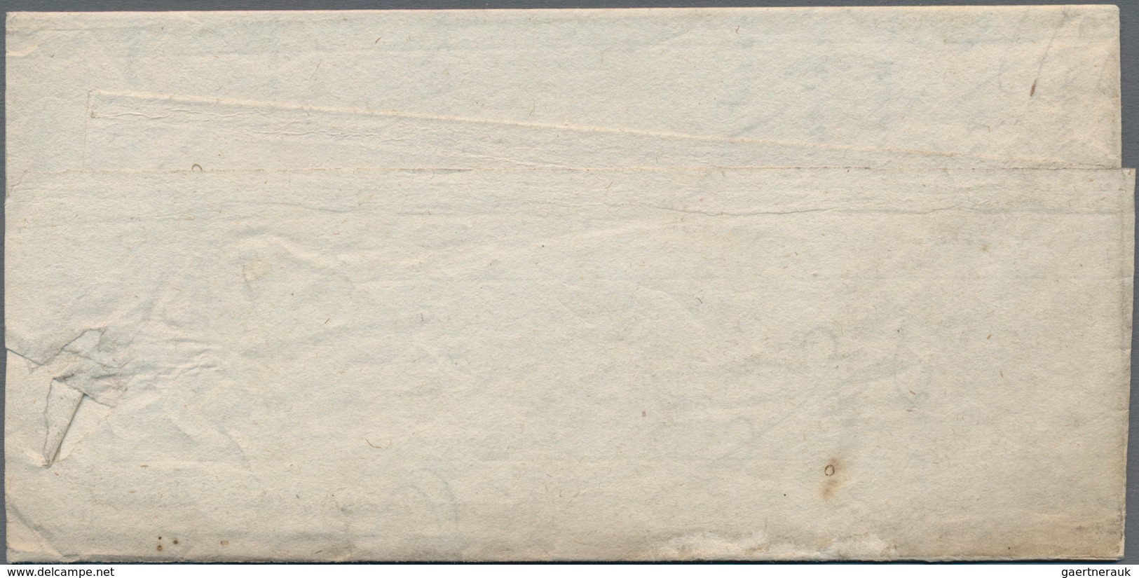 Frankreich - Vorphila: 1821/22 5 Folded Letters From A Correspondence Of Neuf Château (Vosges), Part - 1792-1815: Conquered Departments