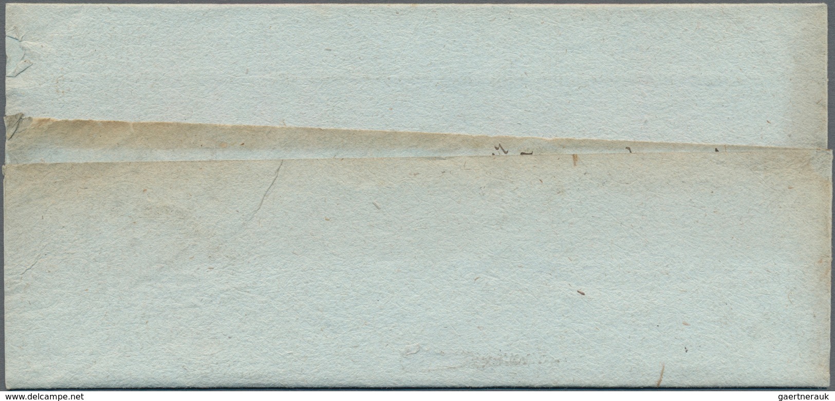 Frankreich - Vorphila: 1821/22 5 folded letters from a correspondence of Neuf Château (Vosges), part