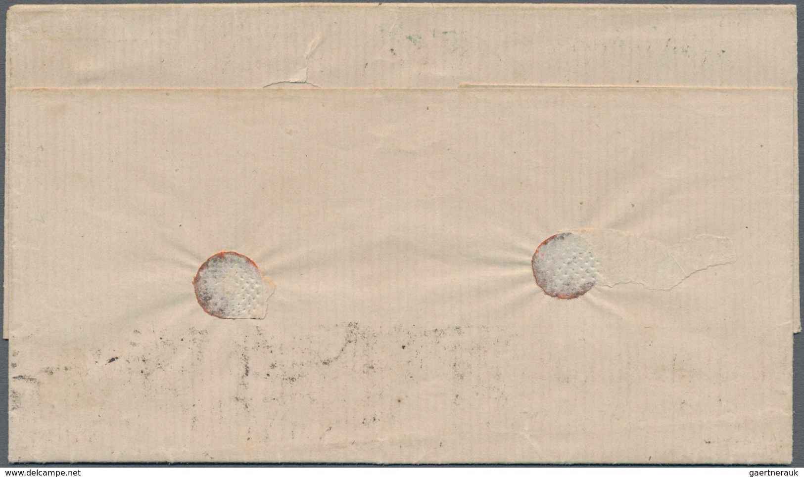 Frankreich: 1860 Entire Letter From Paris To Guayaquil, Ecuador Via London And Panama, Franked By Na - Ungebraucht
