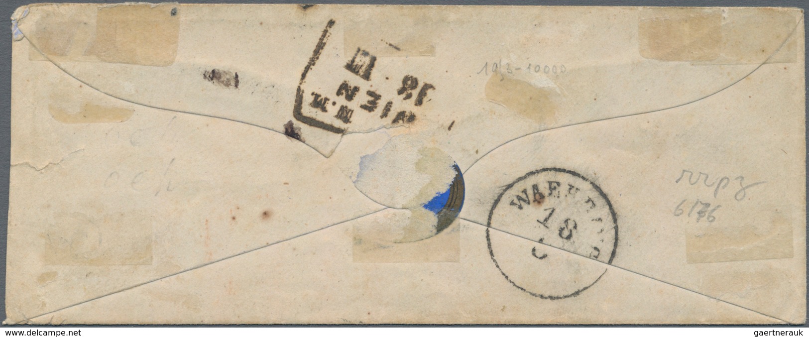 Frankreich: 1867 EXPOSITION UNIVERSELLE In Paris: Small Cover Sent From The Exposition To Austria, F - Unused Stamps