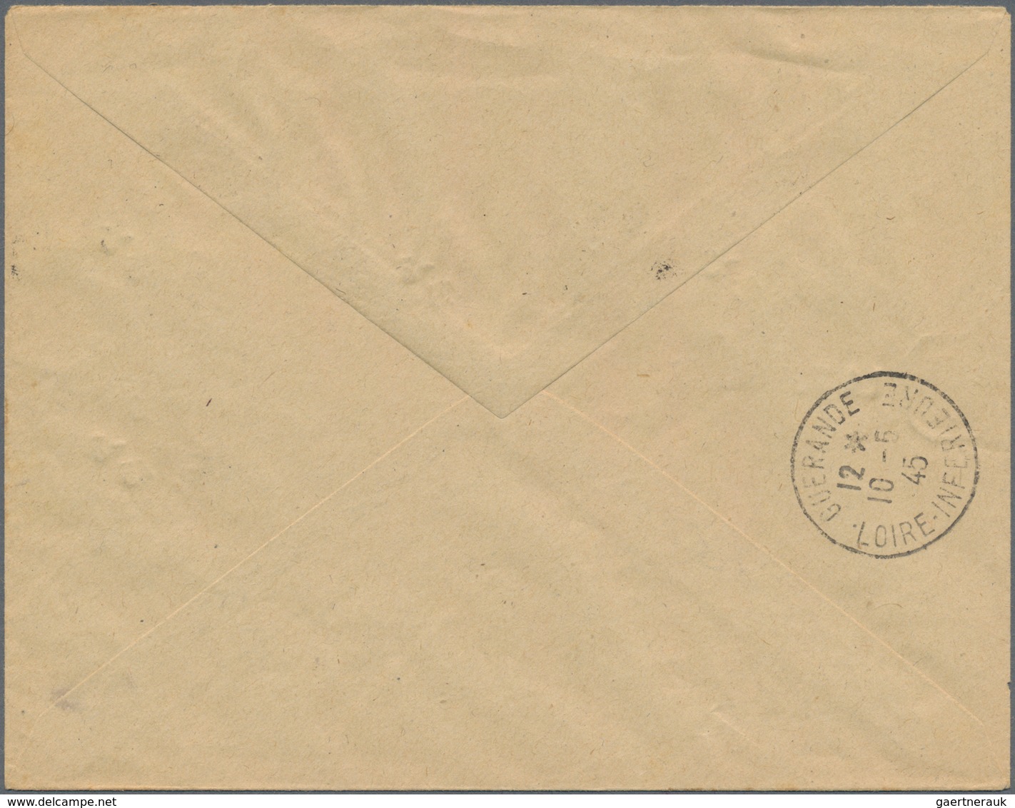 Frankreich: 1945, Philatelically Influenced Letter As Registered Mail From La Turballe (St. Nazaire - Ungebraucht