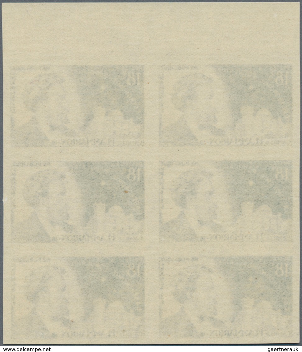 Frankreich: 1956, French Scientists Of 19th And 20th Century Complete Set Of Four In IMPERFORATED Bl - Ungebraucht