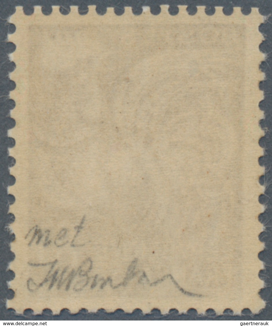 Frankreich: 1959, 8 F Violet Without Overprint, Mint Never Hinged, Handwritten Signed, Scarce - Ungebraucht