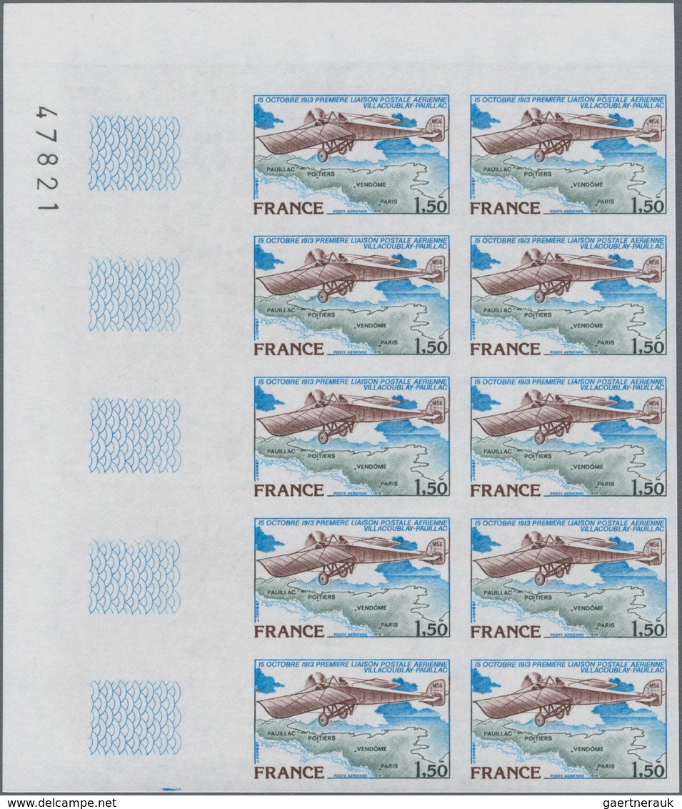 Frankreich: 1978, 65 Years First Airmail Between Villacoublay And Pauillac 1.50fr. (airplane Over Fr - Ungebraucht