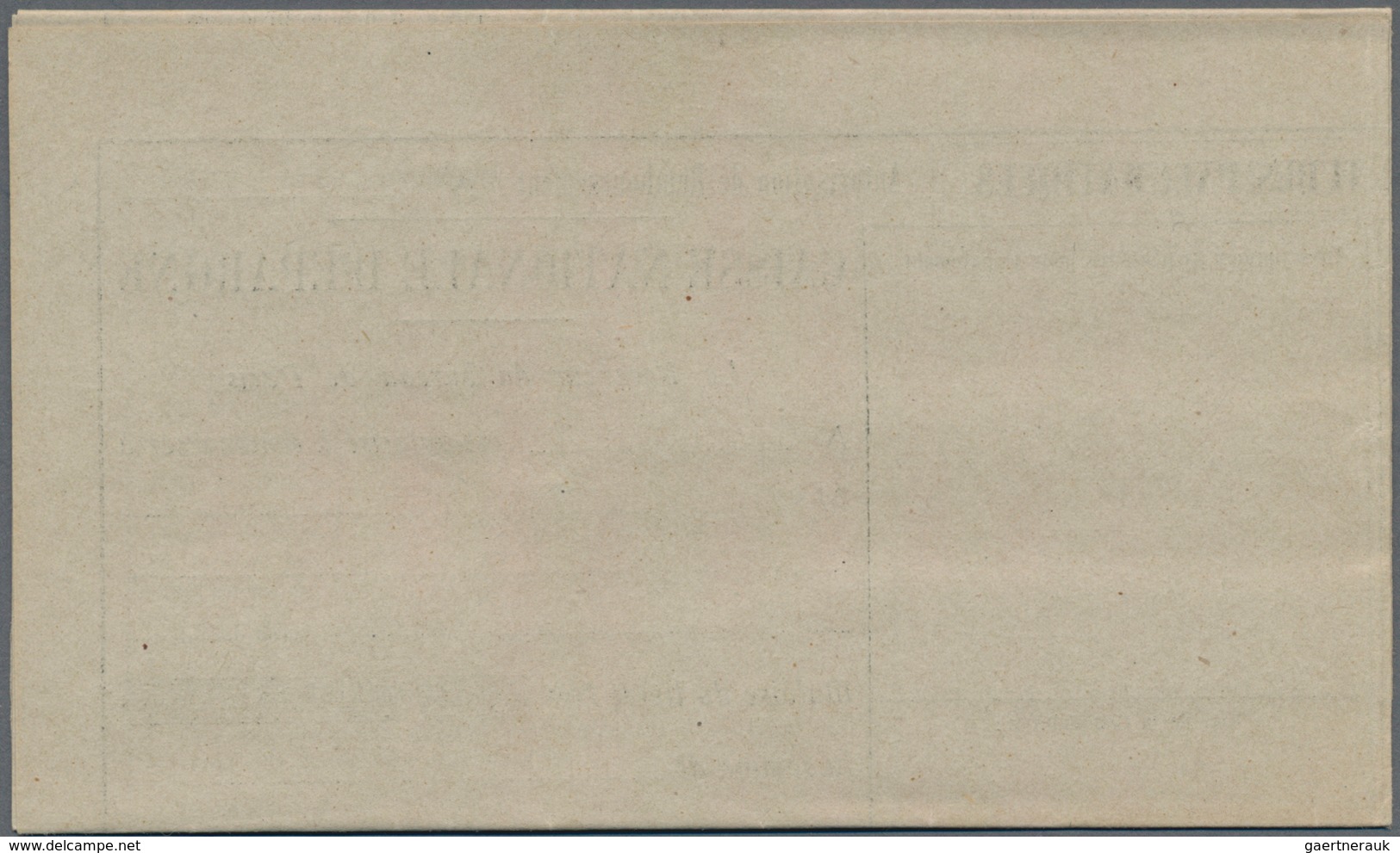 Frankreich - Ganzsachen: 1914, 30c Black "Postes Et Télégraphes" Postal Stationery Folded Letter Wit - Other & Unclassified