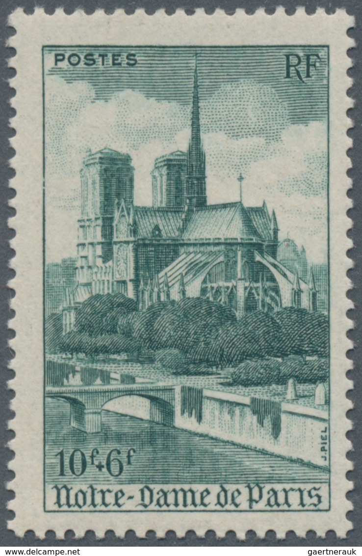 Frankreich - Besonderheiten: 1947. Original Artist's Drawing For The 10fr+6fr Stamp Of The Set "Chur - Other & Unclassified