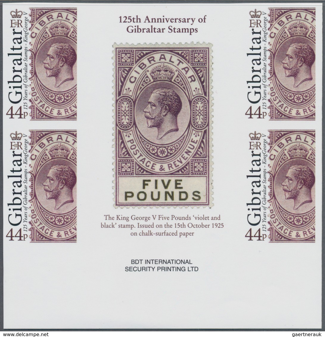 Gibraltar: 2011. Imperforate Block Of 2 Horizontal Gutter Pairs (4 Stamps) For The 44p Value Of The - Gibraltar