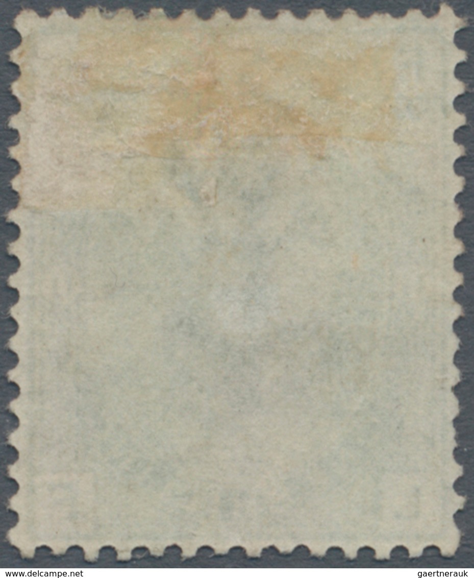 Großbritannien: 1873, QV 1s. Green With Wmk. Spray Of Rose From Plate 11 (lettered 'FL'), Mint Heavy - Sonstige & Ohne Zuordnung