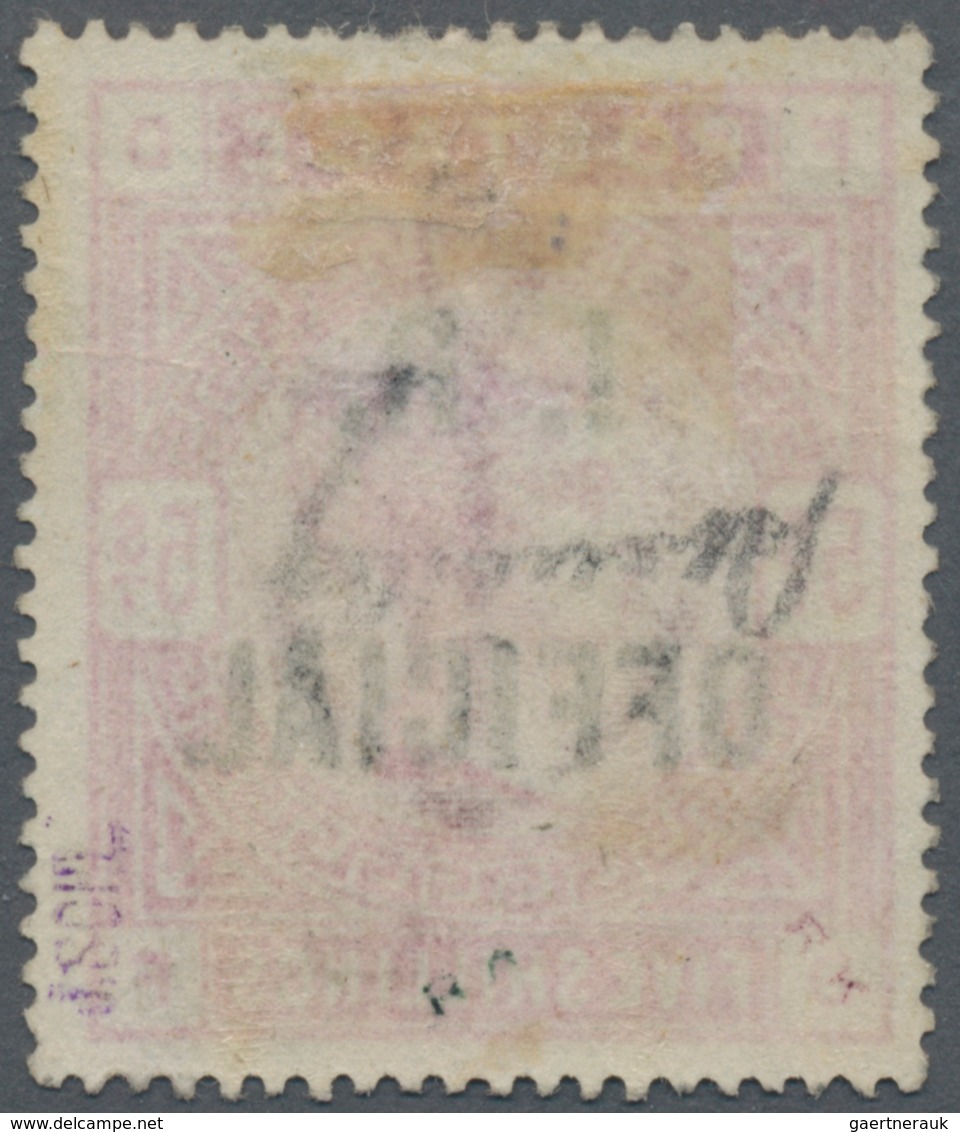 Großbritannien - Dienstmarken: 1890, Inland Revenue, QV 5s. Rose, Fresh Colour And Normally Perforat - Officials