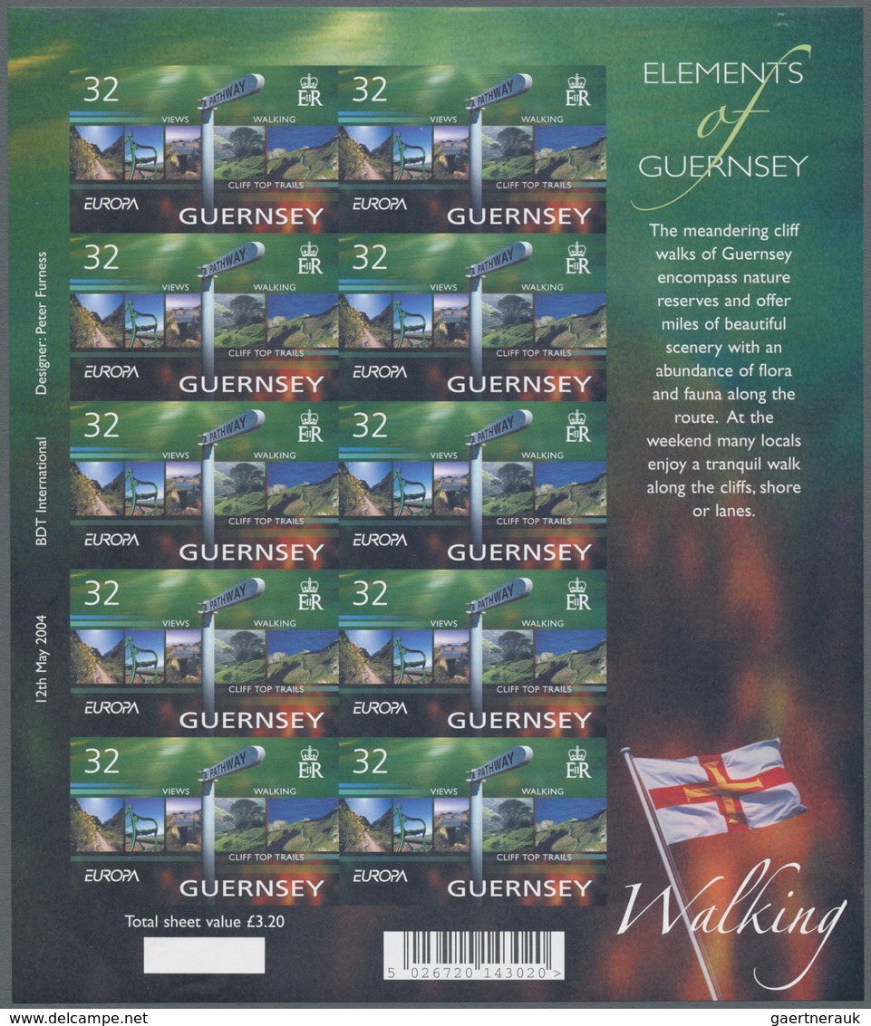 Großbritannien - Guernsey: 202004, 32 P. "Europe - Tourism - Holidays Hiking", Mint Never Hinged But - Guernsey