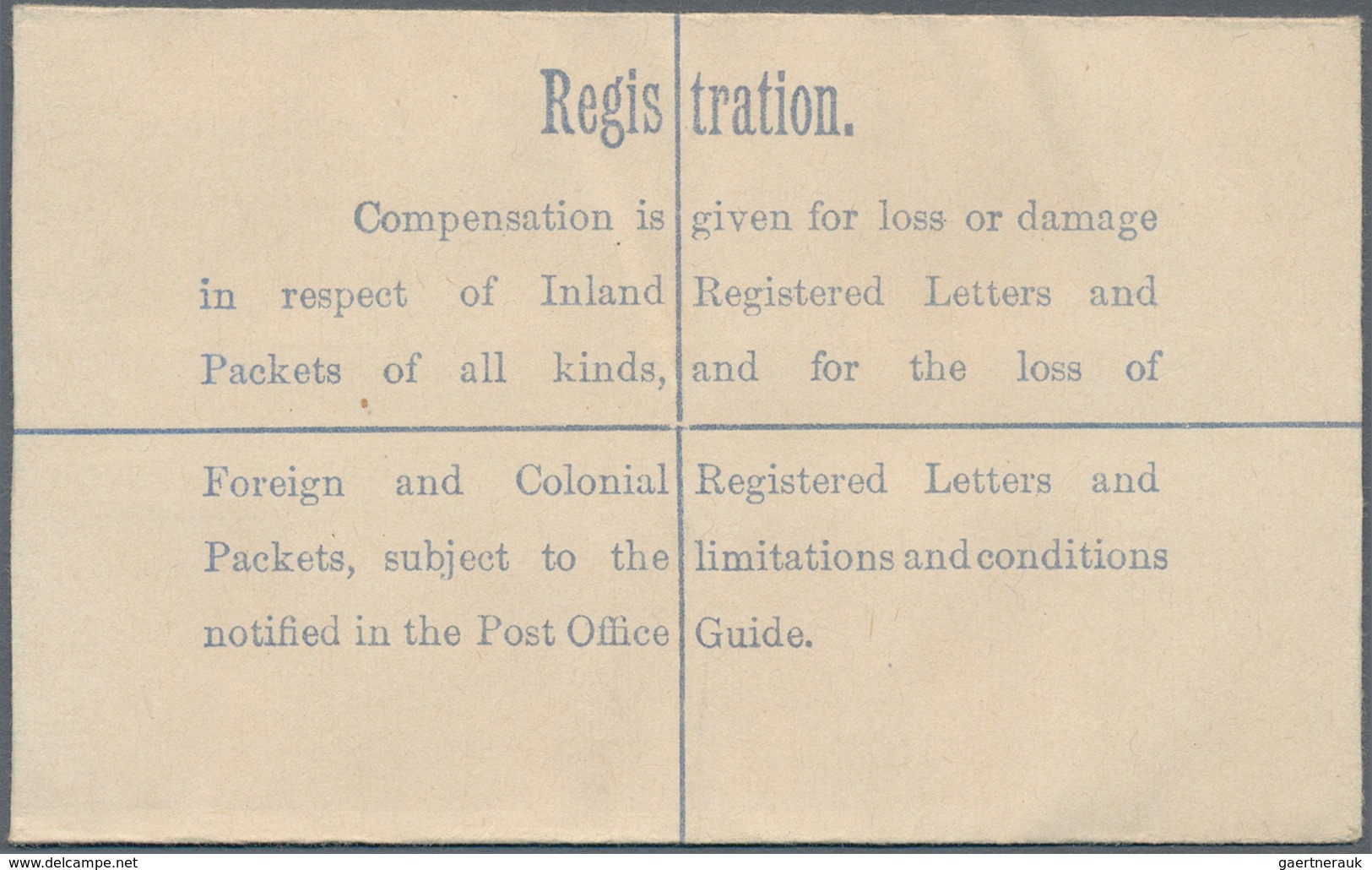 Irland - Ganzsachen: 1922/1923, Two And Three Pence Green Postal Stationery Cover Unused, Mi 300.- - Postal Stationery