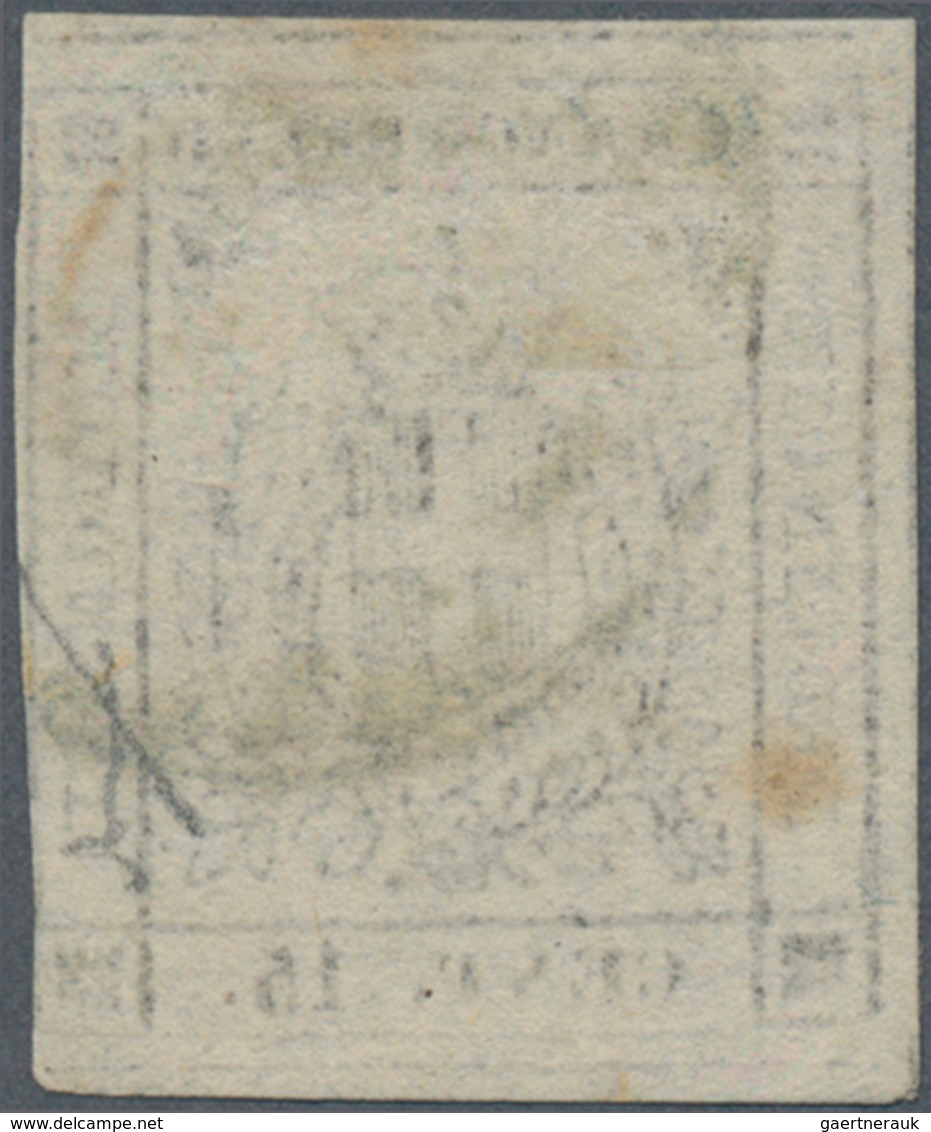 Italien - Altitalienische Staaten: Modena: 1859, 15 C Brown Tied By Circle Cancel, The Stamp Is Belo - Modena