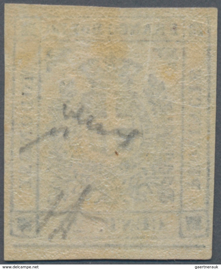 Italien - Altitalienische Staaten: Modena - Zeitungsstempelmarken: 1859, 20 C Blue-slate Unused With - Modena