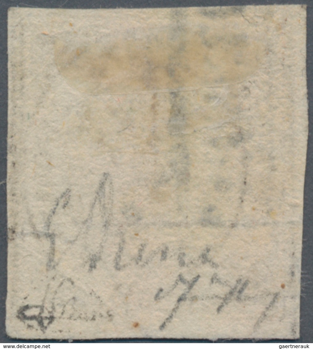 Italien - Altitalienische Staaten: Neapel: 1858, 50 Gr Brown-pink Tied By Frame Cancel, The Stamp Ha - Naples