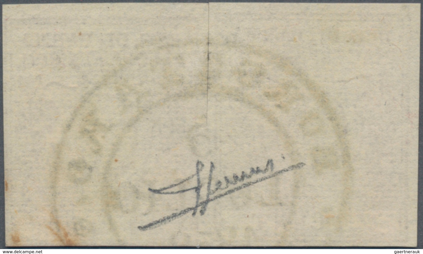 Italien - Altitalienische Staaten: Parma: 1857, 25 C Brown Horizontal Pair Clean And Centrically Can - Parma