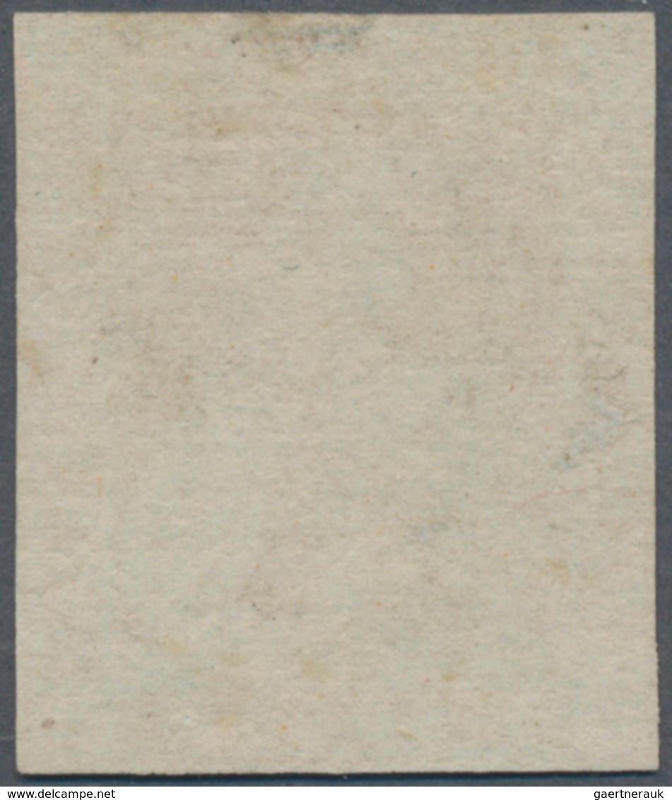 Italien - Altitalienische Staaten: Toscana: 1851, 1 So Ochre On Grey Paper Tied By Circle Cancel And - Tuscany