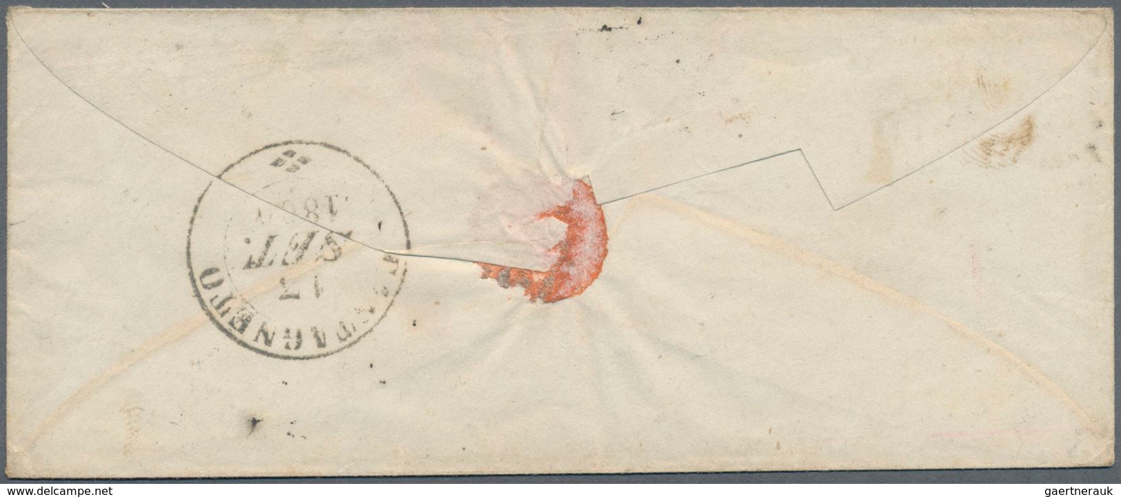 Italien - Altitalienische Staaten: Toscana: 1860, 10 C Brown Single Franking Cancelled With Rhombus - Toscane