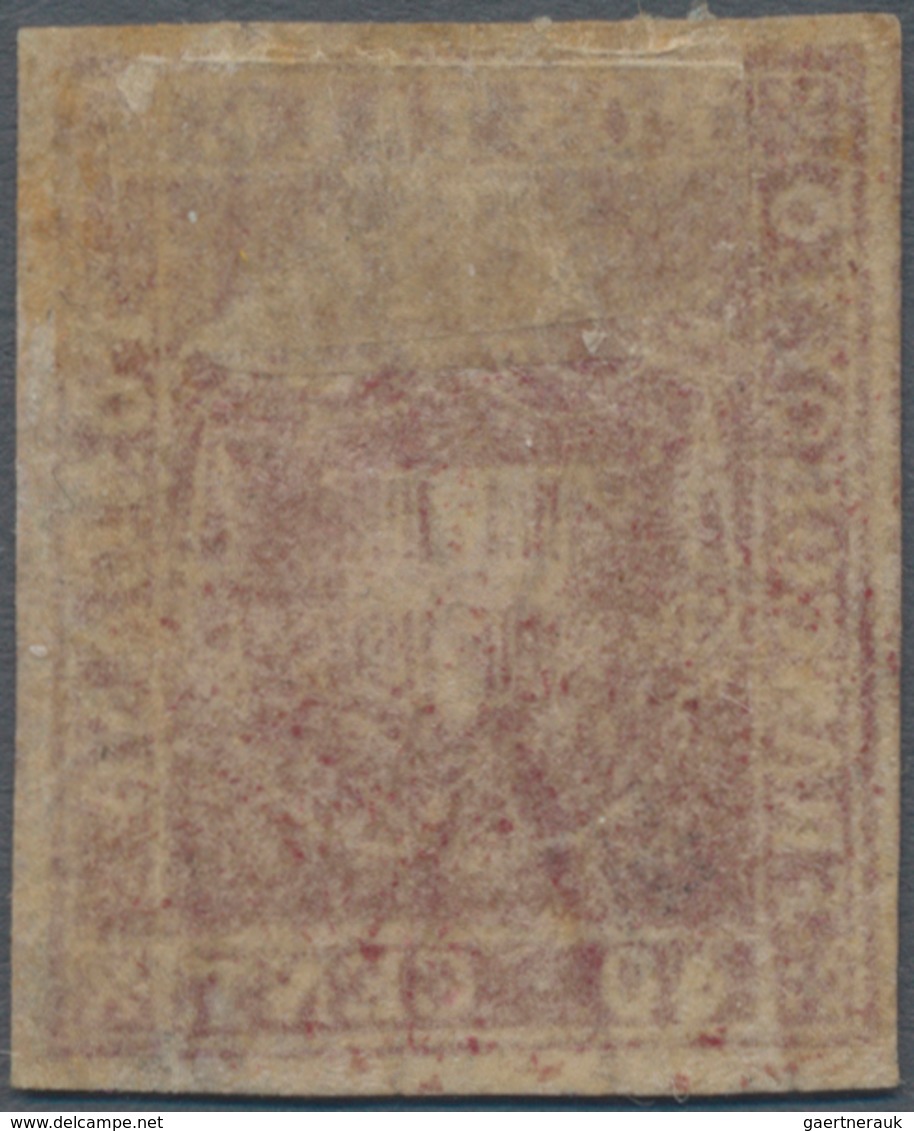 Italien - Altitalienische Staaten: Toscana: 1860, 40 Cent. Carmine Unused With Original Gum, Fresh C - Tuscany