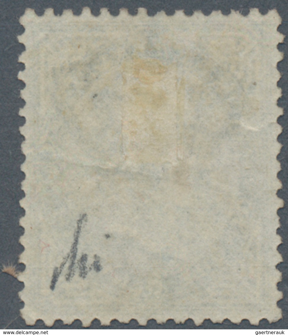 Italien: 1863, 5 C Grauoliv Unused With Original Gum And A Rest Of Hinge, The Stamp Is Well Perforat - Marcophilia