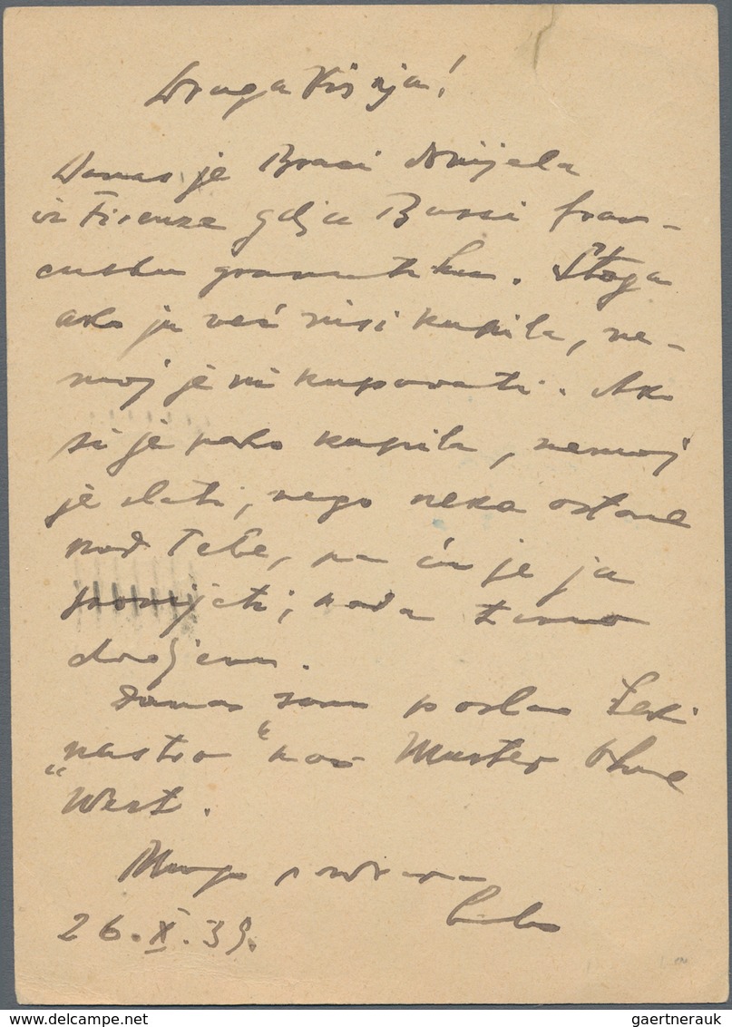 Kroatien - Besonderheiten: 1935/1939, Dr.Ante Pavelić, Two Entires: 1 Sep 1935 Letter Of Solicitor G - Kroatien