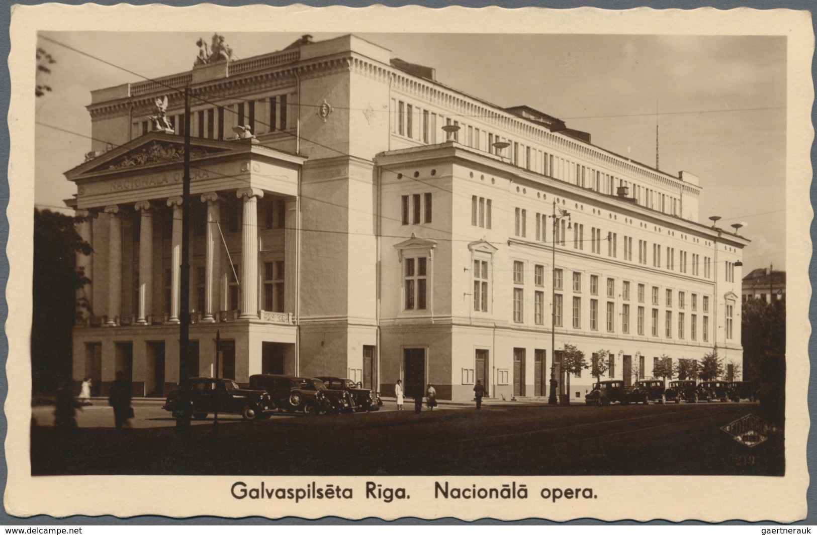 Lettland: 1939/40, One Postcard, One Viewcard And One Letter, All Cancelled By Machine Cancel In Fre - Lettland