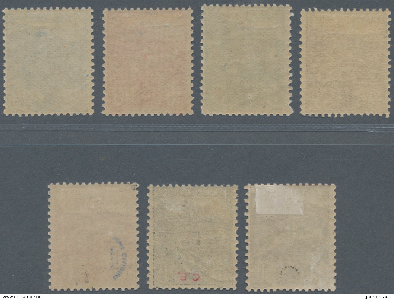 Monaco: 1919, War Orphans, 2c.+3c.-5fr.+5fr., Complete Set Of Seven Values, Fresh Colours, Well Perf - Unused Stamps