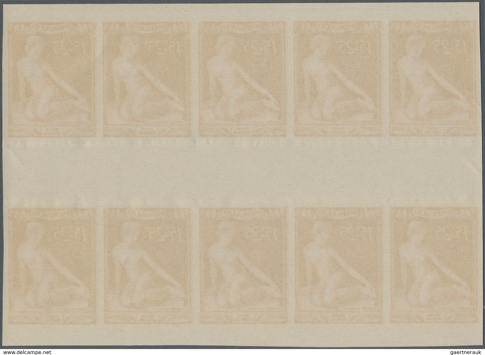 Monaco: 1948, 180th birthday of Francois-Joseph Bosio (sculptures) complete airmail set of four in I