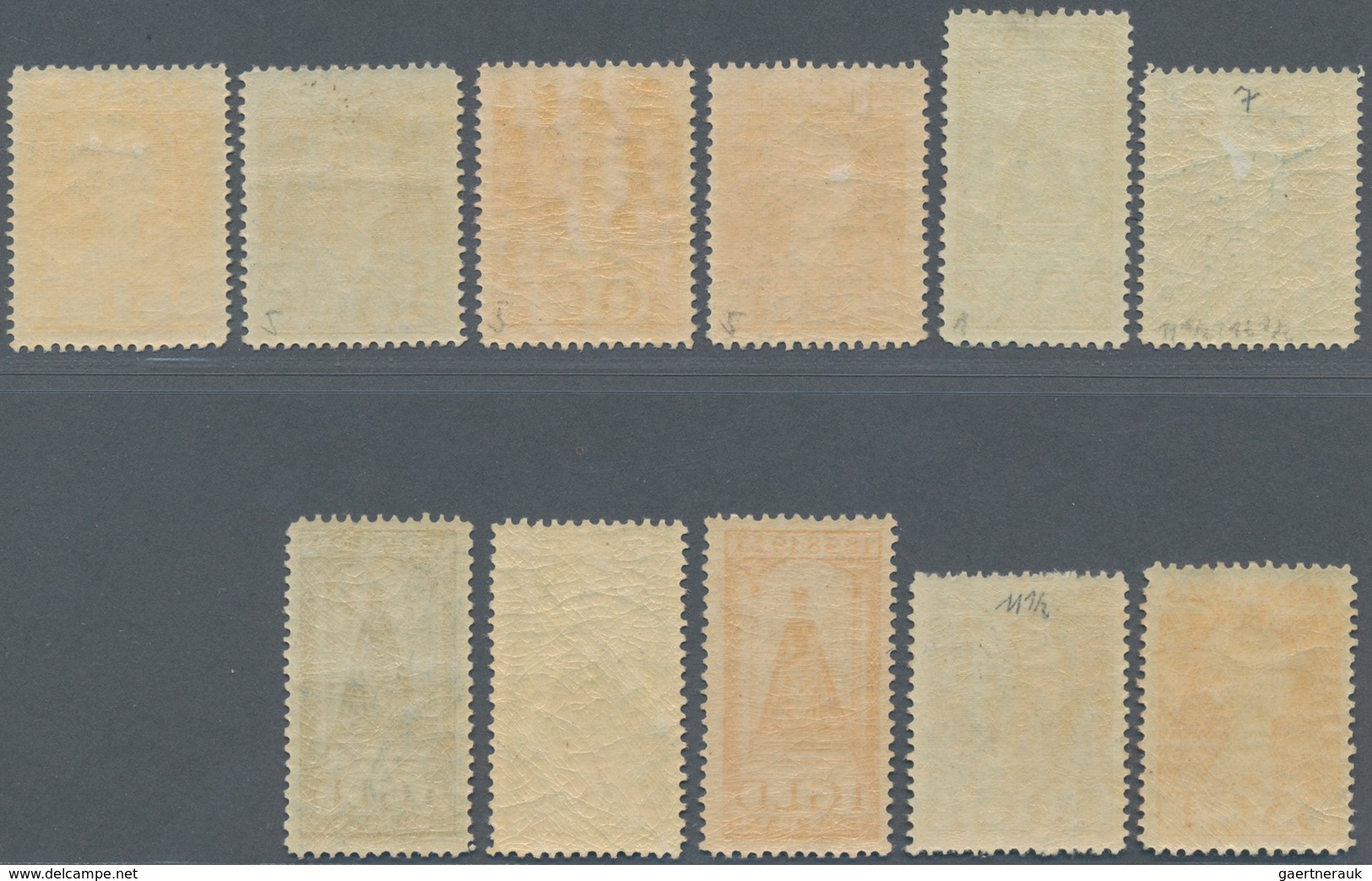 Niederlande: 1923, 25th Anniversary, 2c.-5gld., Complete Set Of Eleven Values, Fresh Colours And Wel - Briefe U. Dokumente