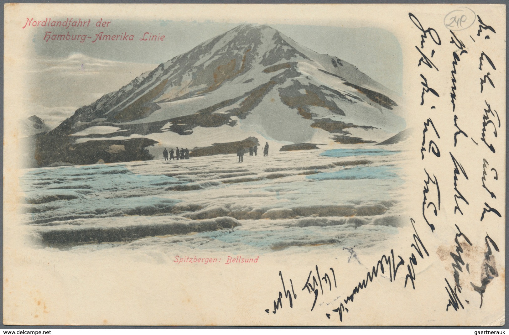 Norwegen - Privatpost Spitzbergen: 1910, Spitzbergen 5 Öre Green 'icebear Hunting' Together With Nor - Ortsausgaben