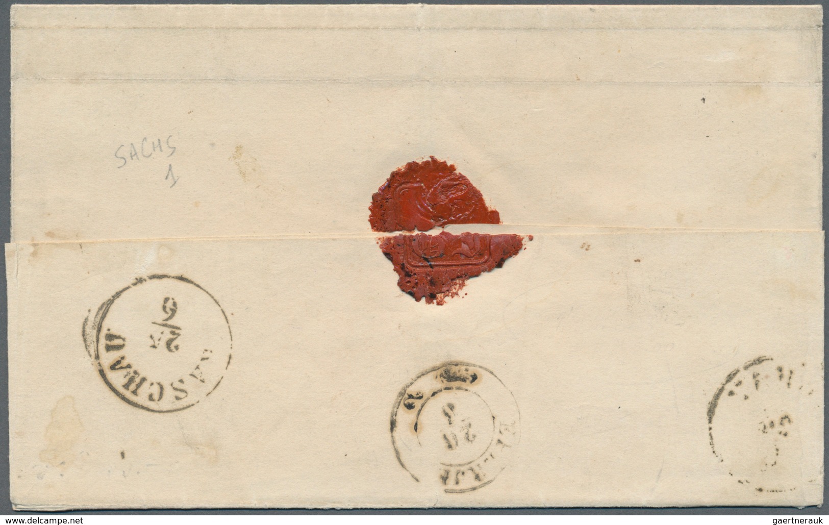 Österreich: 1850: 6 Kreuzer Braun, Handpapier Type III, Linien-Durchstich 14 (sogenannter "Tokayer D - Used Stamps
