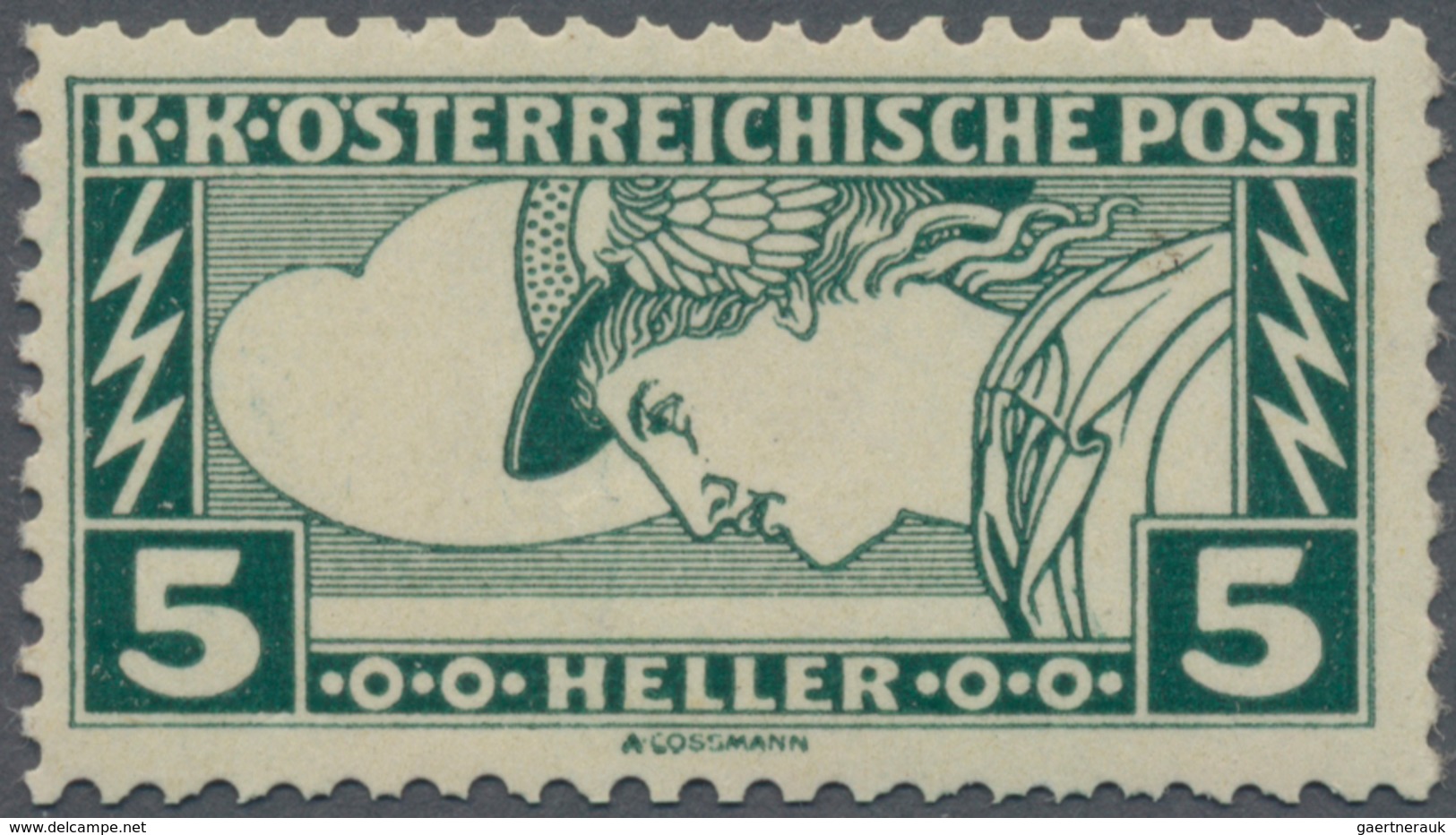 Österreich: 1917, 5 H. Drucksachen-Eilmarke In Sehr Seltener Zähnung L 11½ : 12½, Postfrisch, "echt - Used Stamps