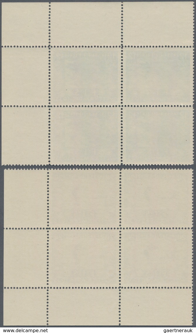 Österreich: 1933, FIS-Wettkämpfe, Kompletter Postfrischer Viererblock-Satz Aus Der Rechten Oberen Bo - Gebraucht